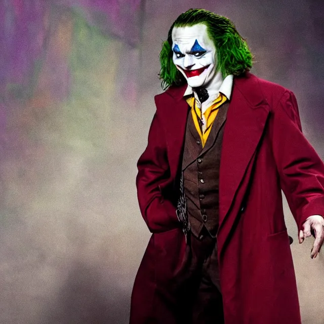 Image similar to Jonny Depp as the Joker