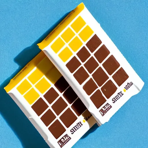 Prompt: Ritter Sport chocolate with snot flavour, product shot, photo