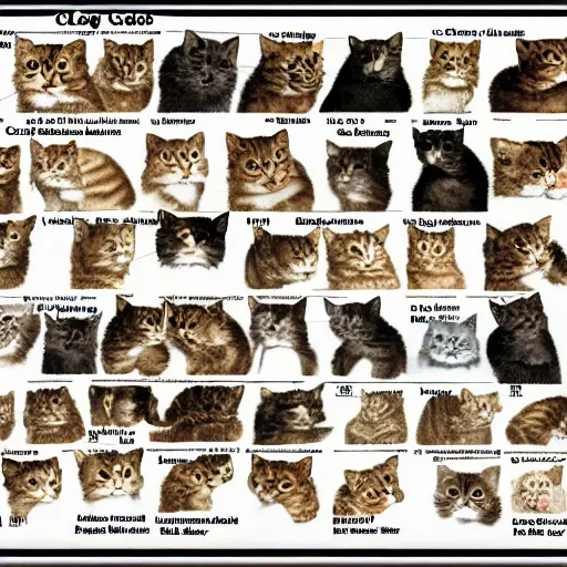 cladistic diagram of the evolutionary history of cats | Stable ...