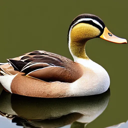 Image similar to realistic duck portrait studio photo