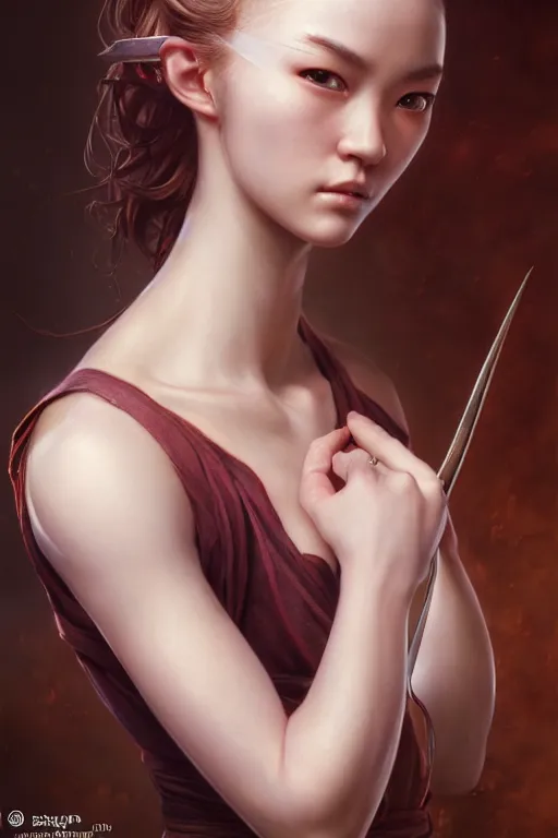 Image similar to a masterpiece ultrarealistic ultradetailed portrait of a very beautiful ninja girl, baroque renaissance. medium shot, intricate, elegant, by stanley artgerm lau, wlop, rossdraws, james jean, andrei riabovitchev, marc simonetti, light by julie bell, porcelain skin. global illumination. vfx