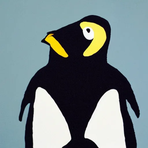 Image similar to portrait of a penguin wearing a suit