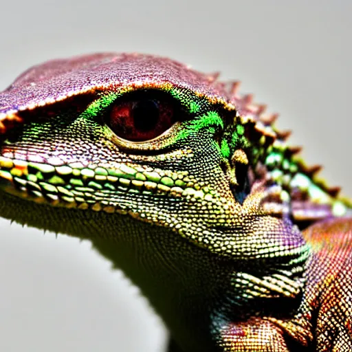 Prompt: a lizard with a head of Mark Zuckerberg, close up, dslr