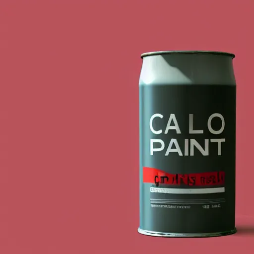 Image similar to can of paint, minimal, modern