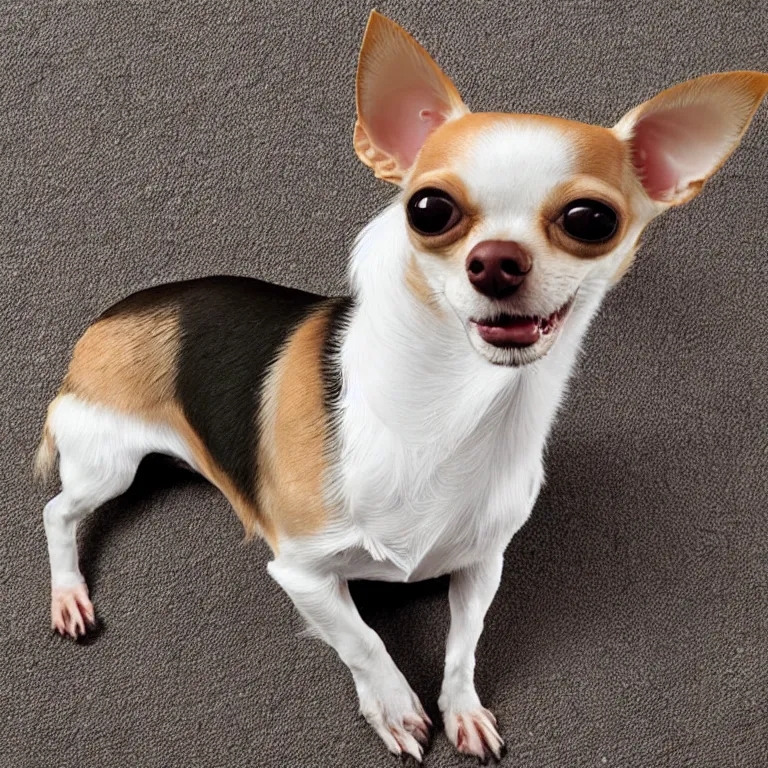 Prompt: scary chihuahua, realistic