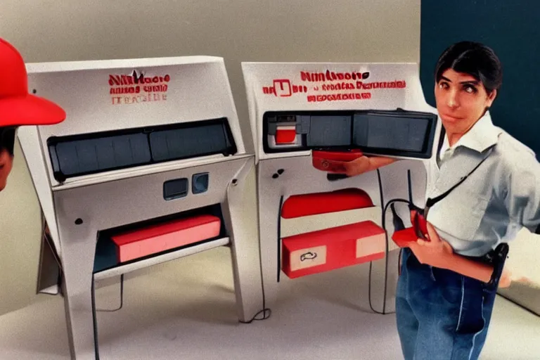 Image similar to The Nintendo Punishment System (NPS) console, 1989