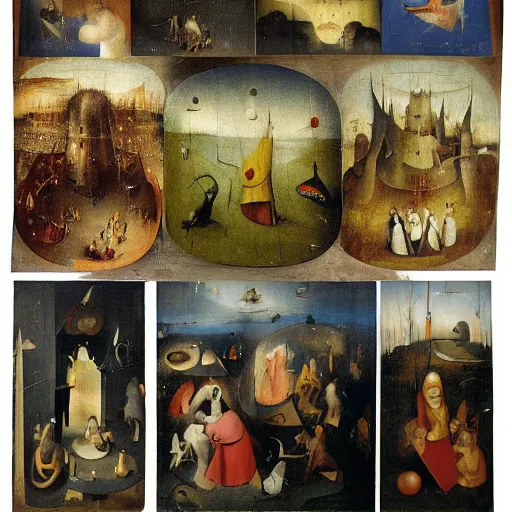 Image similar to 3 d hieronymus bosch paintings