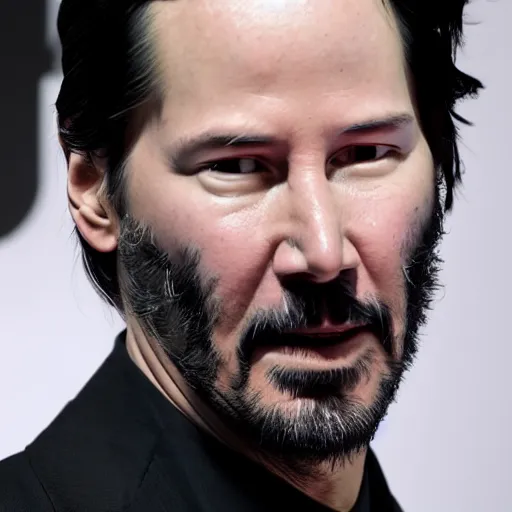 Image similar to keanu reeves as a robot