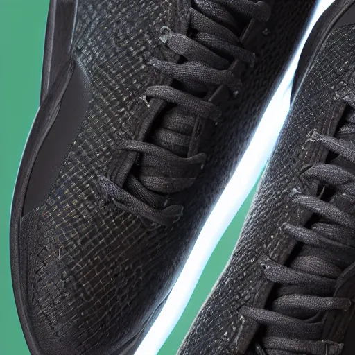 Image similar to trex waring sneakers, award winning, macro, high detail, 85mm, 4k, 8k, HD, super high resolution, photoshop