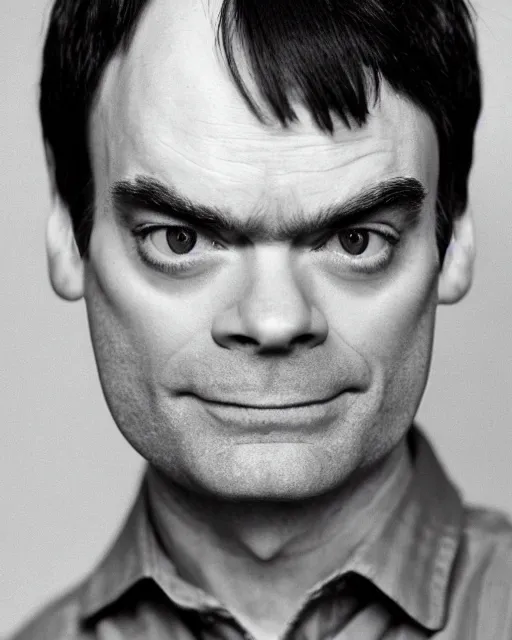 Prompt: bill hader as a very old baby, with wrinkles : : headshot