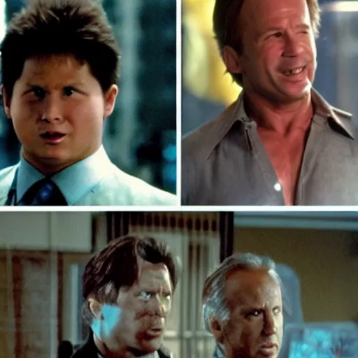 Image similar to pikachu plays bruce willas in die hard