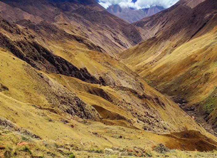 Image similar to beautiful Peruvian Andean landscape