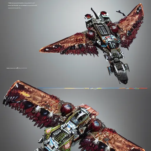 Image similar to a mechanized emperor moth with wings spread out, orthographic view, top down view, bottom view, side view, blueprints, gradius, mecha, jet fighter, space shuttle, robotic, highly detailed, artstation, super realistic, unreal engine