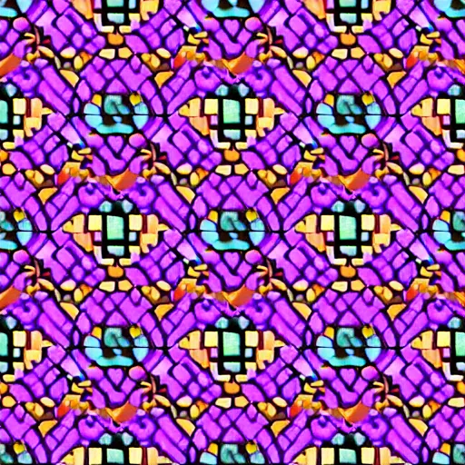 Prompt: a pattern inspired by pokemon backgrounds, gameboy color graphics