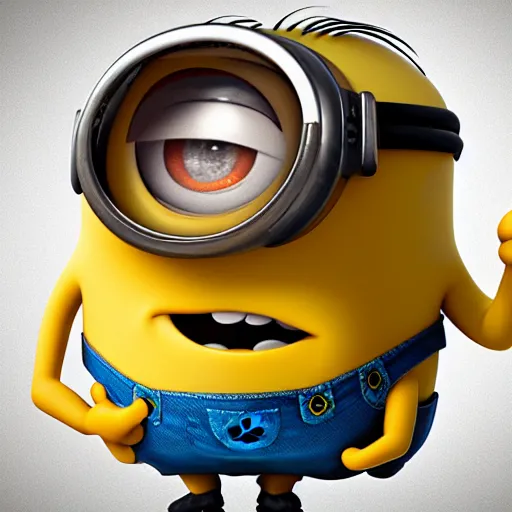 Minion giving a thumbs up, photorealistic, hyper | Stable Diffusion |  OpenArt