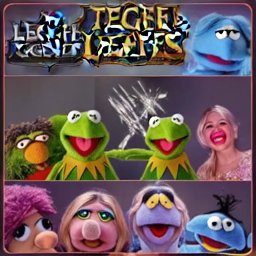 Image similar to the muppets in league of legends