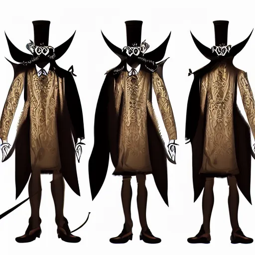 Image similar to dark character design inspired by venice carnival, concept art, smooth