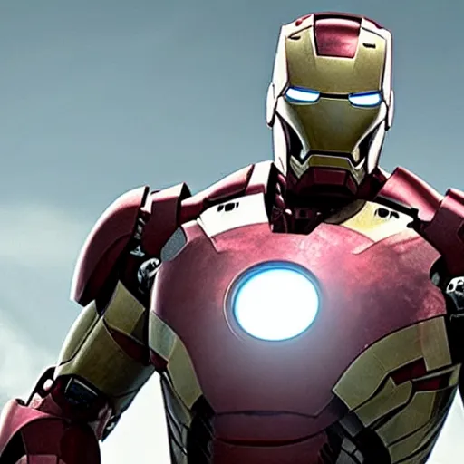 Prompt: iron man in the walking dead 4 k detailed super realistic
