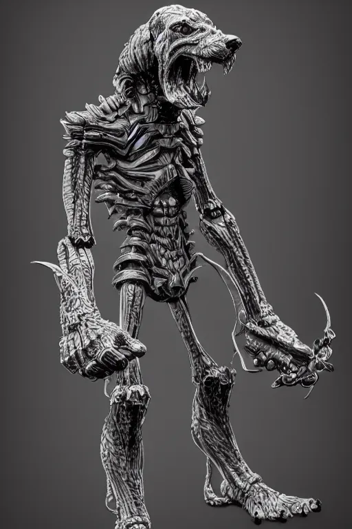 Image similar to hound humanoid figure, highly detailed, digital art, sharp focus, trending on art station, kentaro miura manga art style