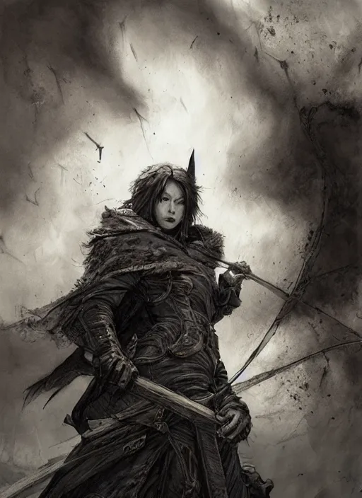 Prompt: portrait, Witch Hunter, watercolor, dramatic lighting, cinematic, establishing shot, extremely high detail, foto realistic, cinematic lighting, pen and ink, intricate line drawings, by Yoshitaka Amano, Ruan Jia, Kentaro Miura, Artgerm, post processed, concept art, artstation, matte painting, style by eddie mendoza, raphael lacoste, alex ross