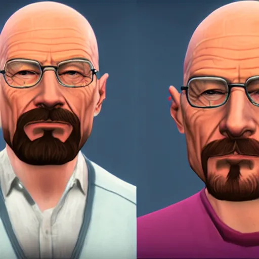 Image similar to walter white in the sims 4