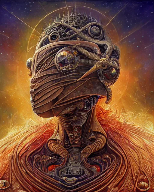 Image similar to sun machine, by antonio j. manzanedo, giger, alex grey, android jones, wayne barlowe, philippe druillet, raymond swanland, cyril rolando, josephine wall, harumi hironaka, trending on artstation