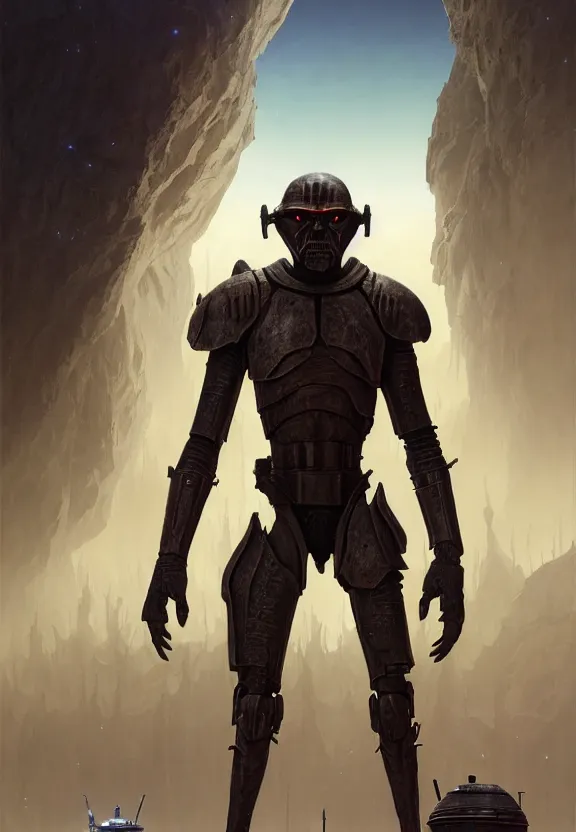 Image similar to highly detailed full body portrait of an unknown star wars character as a primitive alien, in skyrim, stephen bliss, unreal engine, fantasy art by greg rutkowski, loish, rhads, ferdinand knab, makoto shinkai and lois van baarle, ilya kuvshinov, rossdraws, tom bagshaw, global illumination, radiant light, detailed and intricate environment