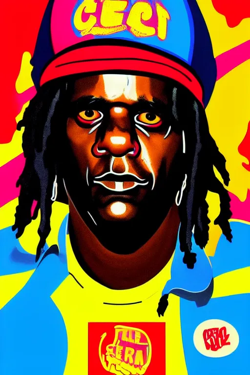 Image similar to chief keef, pop art, no duplicate image, glowing lights, ultra details, digital painting, artstation, concept art, smooth, sharp focus, illustration, intecrate details, art by richard hamilton and mimmo rottela, pixels art by kirokaze and paul robertson