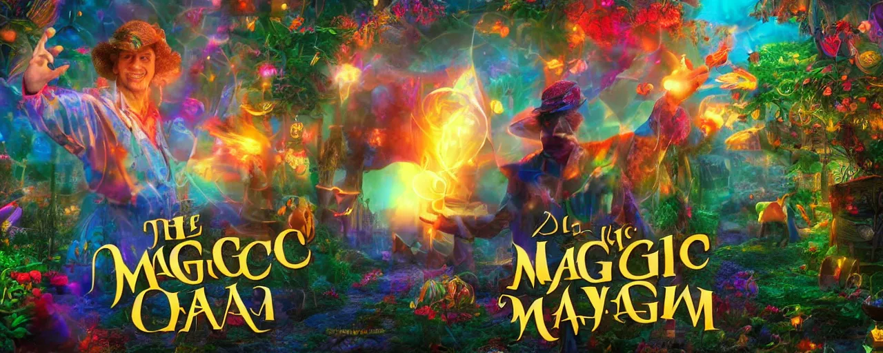 Prompt: the magic man in a magic land, 4k