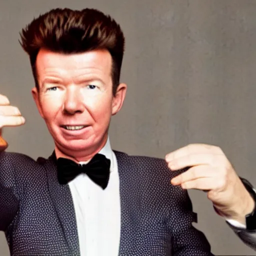 Prompt: Rick Astley deserting you