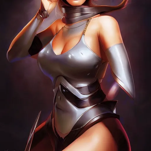 Prompt: The successful warrior is the average man, with laser-like focus, artwork by artgerm, anime, elegant, seductive, full shot, wide-shot