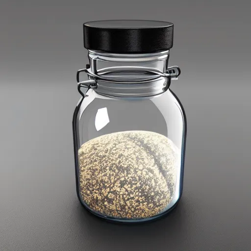 Prompt: universe in jar, hyperrealistic, 8k