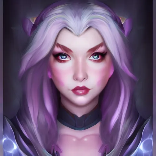 Prompt: lux from league of legends, portrait