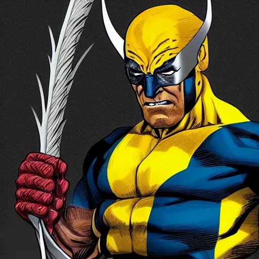 Image similar to joe biden as wolverine superhero, detailed, intricate, claws!!!