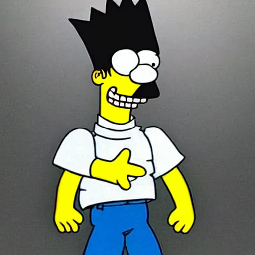 Image similar to Bart simpson in real life