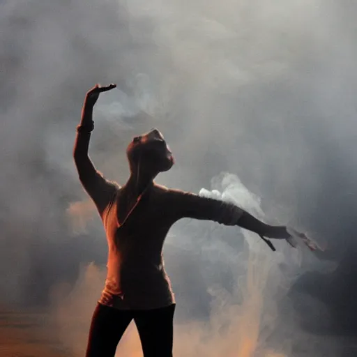 Image similar to smoke dancer