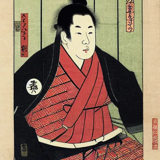 Ichiban Kasuga Woodblock Portrait By Utagawa Kuniyoshi Stable Diffusion Openart