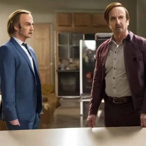 Image similar to last scene of the last episode of the Better Call Saul series finale