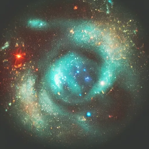 Image similar to a galaxy inside a ring