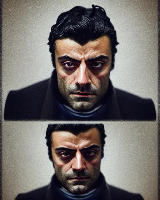 Prompt: ( ( ( portrait of oscar isaac ) ) ), zoom, rule of thirds, intricate, attractive, symmetrical!!, makeup, loreal, maybelline, sephora, loreal, artstation, art by greg rutkowski and gonzalo ordonez arias, and artgerm, filmic, vsco, moody, gotham, concept art, cg society