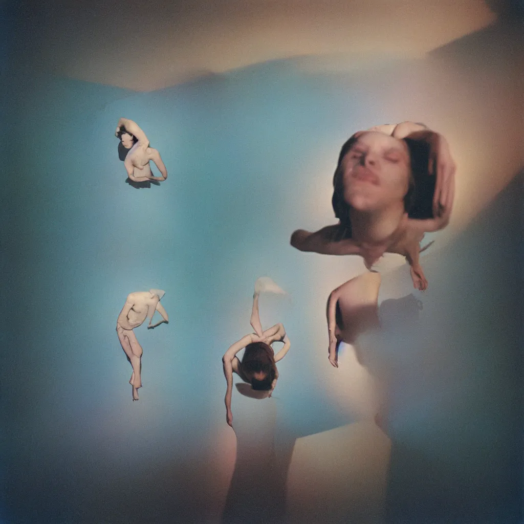 Image similar to a cia remote viewing, astral projecting, symmetrical face, photorealistic, dramatic, low - angle shot, 1 2 0 mm film, medium format, rolleiflex, ektachrome, studio lighting, mystical, paranormal, shot by ryan mcginley