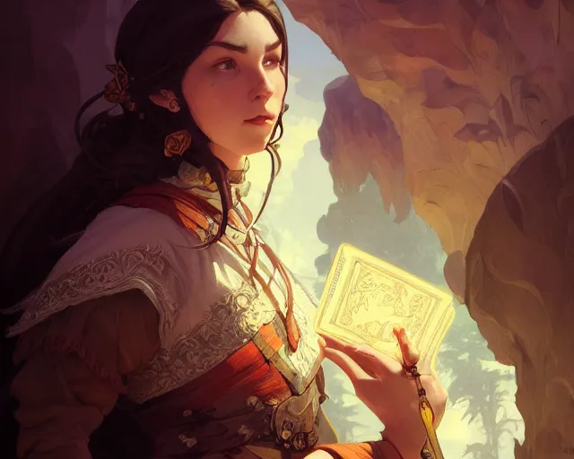 Prompt: photography of patricia polacco, deep focus, d & d, fantasy, intricate, elegant, highly detailed, digital painting, artstation, concept art, matte, sharp focus, illustration, hearthstone, art by artgerm and greg rutkowski and alphonse mucha