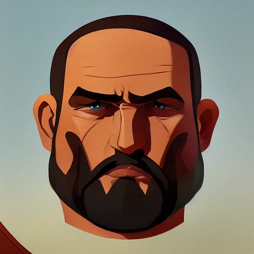 Image similar to face icon stylized minimalist ben hur, loftis, cory behance hd by jesper ejsing, by rhads, makoto shinkai and lois van baarle, ilya kuvshinov, rossdraws global illumination