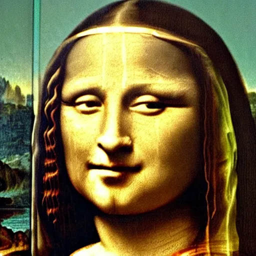 Prompt: Danny DeVito as the Mona Lisa
