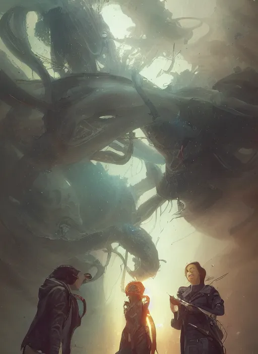 Prompt: staying alive, before you know it, photorealistic by michael komarck, greg rutkowski, victo ngai, artgerm, willem claesz heda and j. dickenson