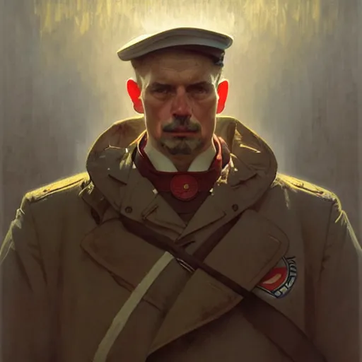 Prompt: socialist realism propaganda poster portrait of a sailor, socialist realism, highly detailed, intricate, digital painting, artstation, sharp focus, illustration, art by jakub rozalski, greg rutkowski, artgerm, tan zi and ayanamikodon and alphonse mucha and wlop