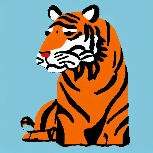 Image similar to tiger design by bill waterson