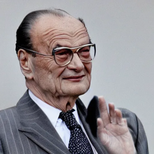 Image similar to Jacques Chirac by Hayao Miyazaki