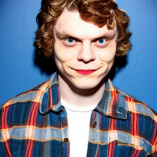 Prompt: evan peters photographed by terry richardson