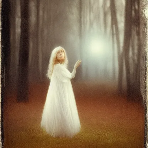 Image similar to photograph of a pale ghost girl, by mikko lagerstedt, by gaston bussiere, by jean deville, cinematic lighting